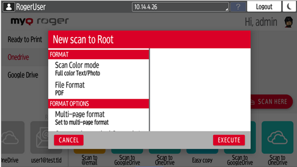 Scan Here OneDrive