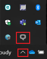 System tray icon