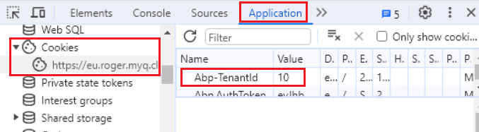 Tenant ID in developer's console