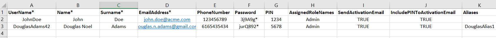 Excel file syntax example