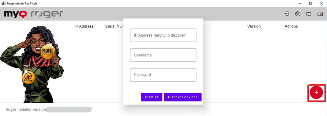 Printer discovery with IP address