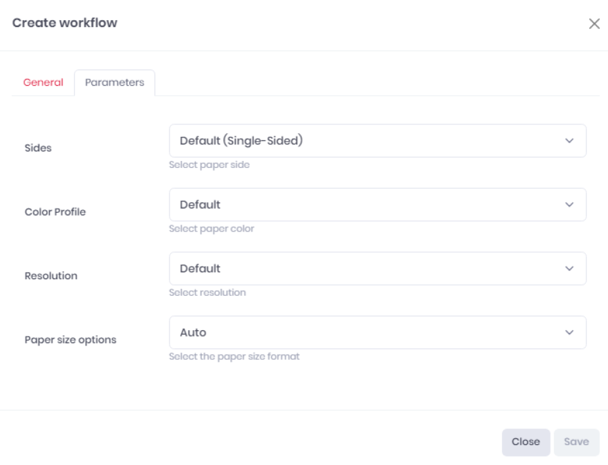 Workflow Parameters