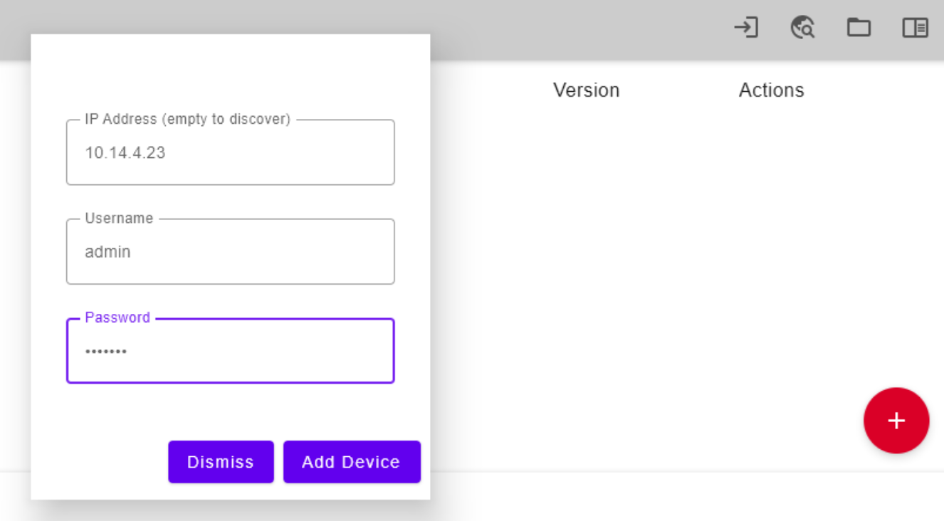 Adding a device