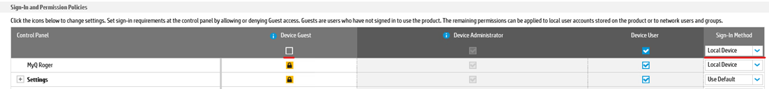 Change the default Sign-in Method