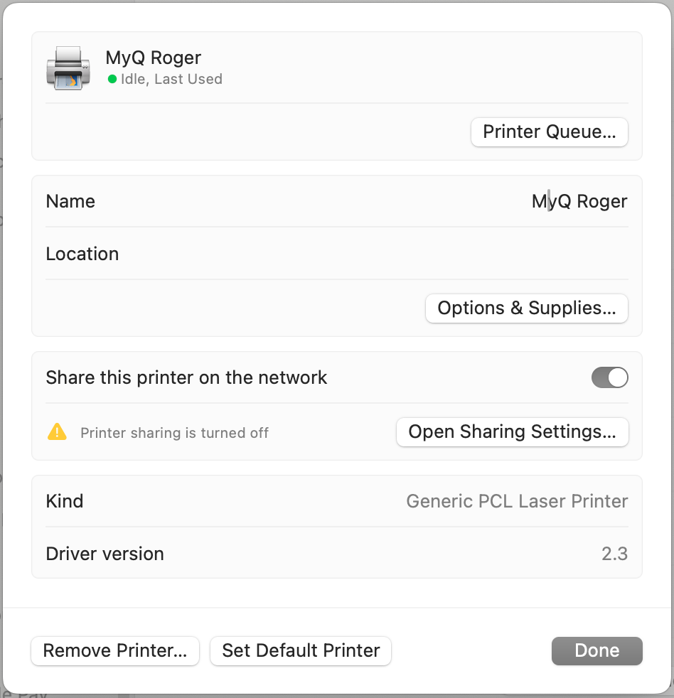 Printer Driver