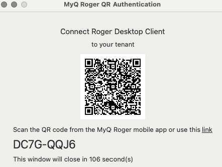 QR Code authentication